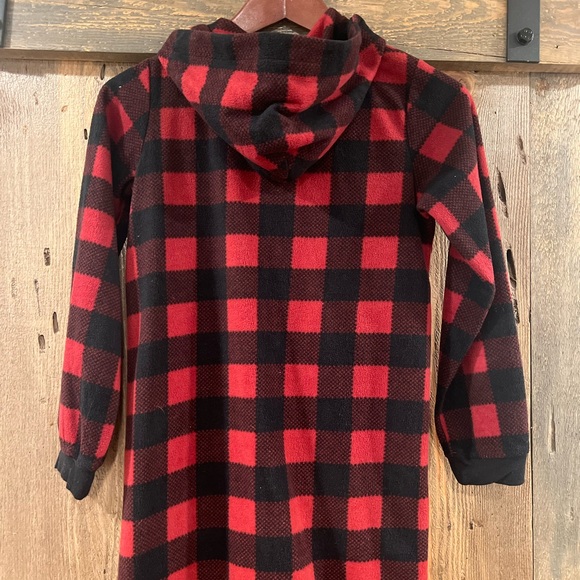 Hurley Plaid Winter One Piece Pajama 12 - Picture 5 of 6